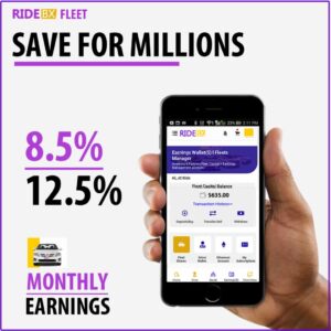 Nigeria: 8.5-12.5% $RIDE BX Automobile Fleet Wallet Savings.